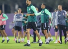 المنتخب الوطني يختتم تدريباته في قطر قبل التوجه للكويت