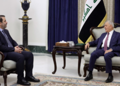 رئيس الجمهورية يستقبل الشيباني في بغداد