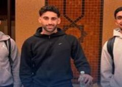 وصول ثلاثي المنتخب الوطني امير العماري ولوكاس شليمون والاي فاضل الى البصرة