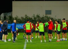 المنتخب الوطني يكثف تدريباته قبل مواجهة فلسطين الثلاثاء