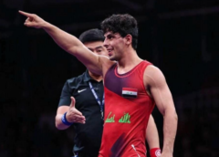 لأول مرة منذ 35 عاماً.. مصارع عراقي يبلغ النزال النهائي لبطولة آسيا