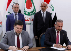 توقيع  عقدا مع “غازبروم” الروسية لرفع معدلات انتاج النفط في حقل بدرة
