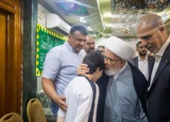 الشيخ الكربلائي لجرحى من غزة: تمثلون اليوم موقف الإمام الحسين {ع} في رفض الظلم