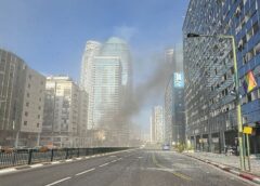 سقوط صواريخ ايرانية بشكل مباشر في 4 مناطق في إسرائيل