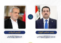 للسوداني يؤكد للرئيس الإيراني حرص العراق على عدم اتساع نطاق الحرب
