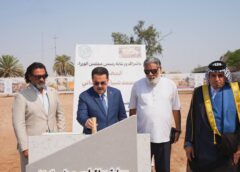 السوداني يضع حجر الأساس لمشروع البيت الاجتماعي للإبداع لكبار السن في بغداد