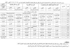 التربية تنشر الجدول الجديد لامتحانات السادس الإعدادي بعد تضمينه عطلة رأس السنة الهجرية