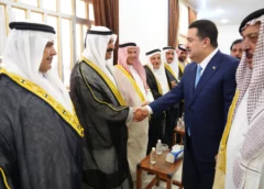 السوداني بلتقي عدد من شيوخ ووجهاء محافظة الأنبار في مضيف قبيلة البوذياب